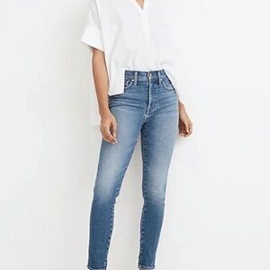 Madewell 9” High Rise Skinny jeans Sx 26 T